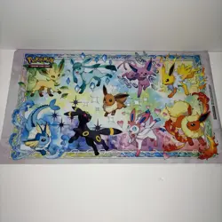 Pokemon Prismatic Evolutions - Eeveelutions Play Mat, New - Image 1