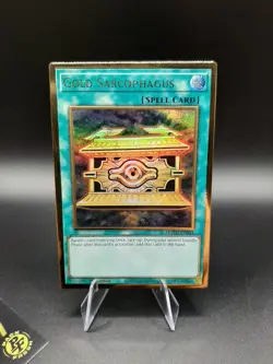 Yu-Gi-Oh! Gold Sarcophagus MGED-EN041 (Gold) Ultra Rare 1st Ed *NM - Image 1