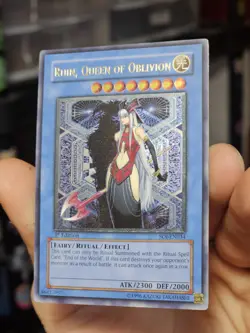 Yugioh Ruin, Queen of Oblivion SOI-EN034 Ultimate Rare 1st Ed NM/LP - Image 2