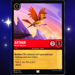 Arthur Novice Sparrow - Uncommon - Disney Lorcana TCG Shimmering Skies #121/204 - Image 1