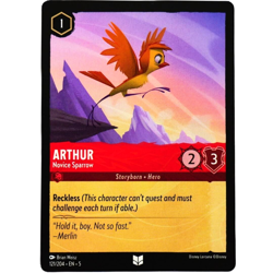 Arthur Novice Sparrow - Uncommon - Disney Lorcana TCG Shimmering Skies #121/204 - Image 2