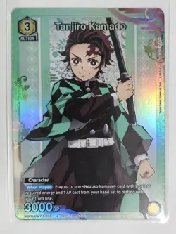 Union Arena Tanjiro Kamado Rare Battle Foil Promo Demon Slayer Volume 2 English - Image 1