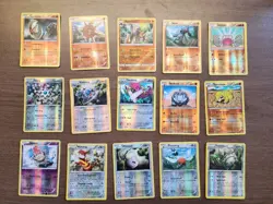 Pokemon 15 Card Lot Modern 2014 - 2016 Mixed Reverse Holo - Image 1