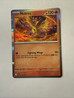 Moltres - 014/094 - Holo Rare - Phantasmal Flames - Pokemon Card - NM/M - Image 1