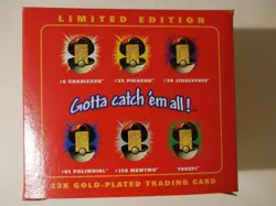 1999 Burger King Pokemon 23K Gold-Plated PIKACHU Trading Card LTD ED New Sealed - Image 5