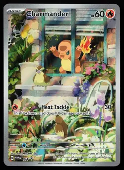 Charmander 044 Holo Illustration Rare Scarlet & Violet Promo Pokemon Card - Image 1