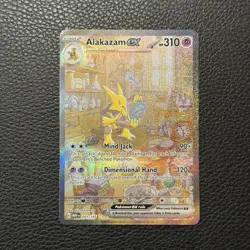 Alakazam ex 201/165 SIR Scarlet & Violet 151 Pokemon Card - Image 1