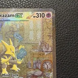 Alakazam ex 201/165 SIR Scarlet & Violet 151 Pokemon Card - Image 3