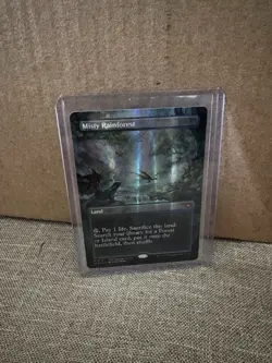 Misty Rainforest #0116; Dragon Scale FOIL; Tarkir: Dragonstorm; MTG - Image 1