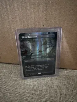 Misty Rainforest #0116; Dragon Scale FOIL; Tarkir: Dragonstorm; MTG - Image 2