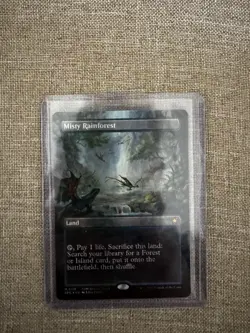 Misty Rainforest #0116; Dragon Scale FOIL; Tarkir: Dragonstorm; MTG - Image 4