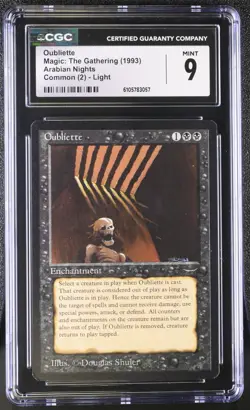 Oubliette, Arabian Nights Mtg. CGC 9 Mint! - Image 1