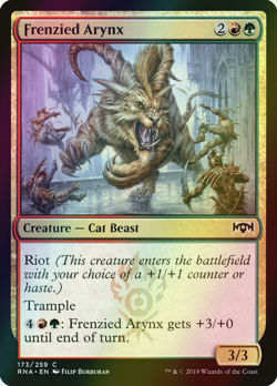 MTG Frenzied Arynx Foil ** Ravnica Allegiance ** English (NM) - Image 1