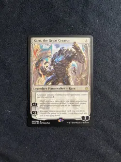 Magic the Gathering Karn, The Great Creator 001/264 War of the Spark NM - Image 1