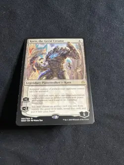 Magic the Gathering Karn, The Great Creator 001/264 War of the Spark NM - Image 4