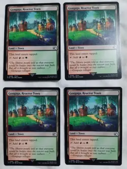 Gongaga, Reactor Town Final Fantasy MTG Regular X 4 - Image 1