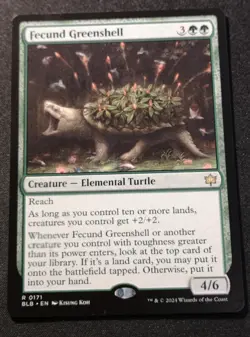 Fecund Greenshell - BLB - MTG - EN - NM - 0171 - Image 1