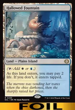 Hallowed Fountain ** FOIL ** #265 - Lorwyn Ecliped - NM MTG - Image 1