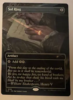 MTG Sol Ring (1696), NM-Mint, Extended Art English Secret Lair Drop Series - Image 2