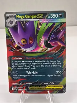 Pokemon Card TCG: Mega Gengar ex Double Rare ME02: Phantasmal Flames 056/094 NM - Image 1