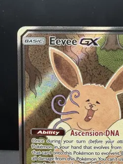 Pokemon TCG Sun & Moon Eevee GX SM233 Full Art Black Star Promo NM! - Image 2