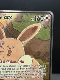 Pokemon TCG Sun & Moon Eevee GX SM233 Full Art Black Star Promo NM! - Image 3
