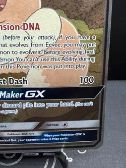 Pokemon TCG Sun & Moon Eevee GX SM233 Full Art Black Star Promo NM! - Image 4