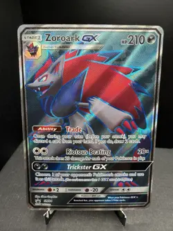 Pokemon TCG Sun & Moon Zoroark SM84 Black Star Promo Full Art Holo LP/NM - Image 1