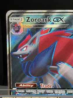 Pokemon TCG Sun & Moon Zoroark SM84 Black Star Promo Full Art Holo LP/NM - Image 2