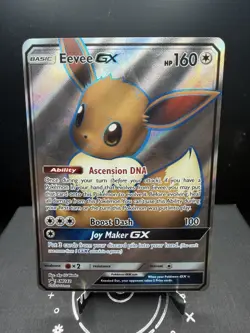 Pokemon TCG Sun & Moon Eevee GX SM242 Full Art Black Star Promo NM! - Image 1