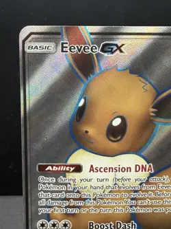 Pokemon TCG Sun & Moon Eevee GX SM242 Full Art Black Star Promo NM! - Image 2