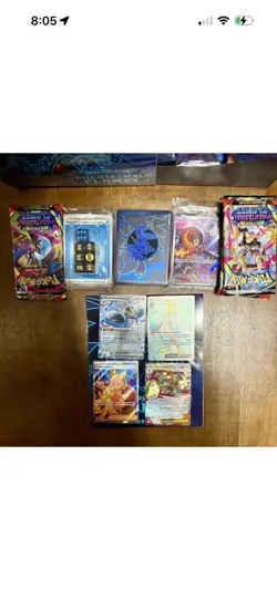Pokemon Bundle Of Mega Evolution/ Phantasmal Flames Opened Includes All Hits Etc - Image 1