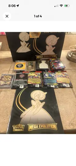 Pokemon Bundle Of Mega Evolution/ Phantasmal Flames Opened Includes All Hits Etc - Image 2