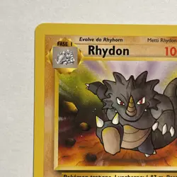 Rhydon Pokemon TCG Portuguese 45/64 Jungle Regular Unlimited - Image 3