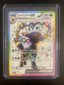 Pokemon Prismatic Evolutions Umbreon ex 176 SVP176 Figure Collection Promo 2 - Image 1