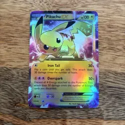 Pokemon Pikachu EX XY84 Black Star Promo - Image 1