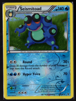 Seismitoad 24/101 Reverse Holo Rare Noble Victories Pokemon TCG Near Mint - Image 1