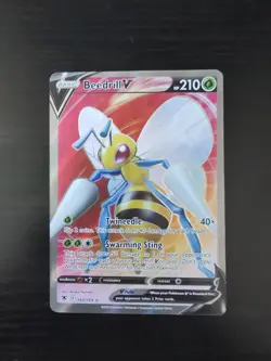 2022 Pokemon Beedrill V (Full Art) 160/189 Astral Radiance Holo - Image 1