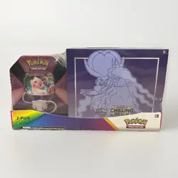 Pokemon SWSH Chilling Reign ETB & Mew Tin Costco Bundle Factory Sealed New - Image 1