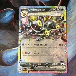 Umbreon Ex 060/131 Prismatic Evolutions Double Rare Mint Condition Pokemon TCG - Image 1
