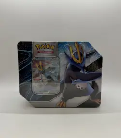 Pokemon TCG Empoleon V Strikers Factory Sealed 5-Pack Tin - Image 1