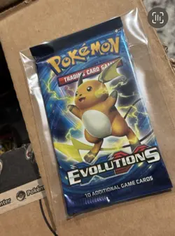 Pokemon TCG XY Evolutions Booster Pack 2016 Raichu Art - Image 2