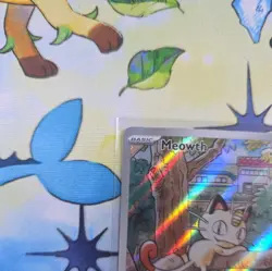 Pokemon TCG Meowth 106/094 Illustration Rare Holo Me02: Phantasmal Flames 2025 - Image 3