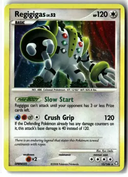 Regigigas ⭐ 15/146 Holo Rare Legends Awakened 2008 Pokemon MP - Image 1