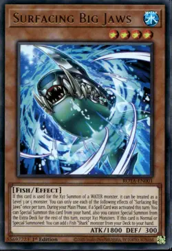 Surfacing Big Jaws 1st Ed Ultra Rare ROTA-EN001 Yu-Gi-Oh! - Image 1