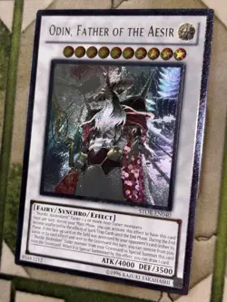 YuGiOh ODIN, FATHER OF THE AESIR Ultimate Rare Unlimited STOR-EN040 - Image 1