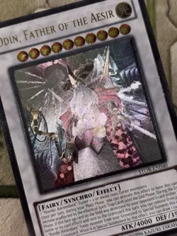 YuGiOh ODIN, FATHER OF THE AESIR Ultimate Rare Unlimited STOR-EN040 - Image 2
