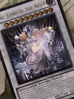 YuGiOh LOKI, LORD OF THE AESIR Ultimate Rare Unlimited STOR-EN039 - Image 2
