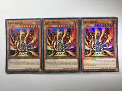 3 x Lava Golem RA01-EN001 Super Rare 1st Edition YuGiOh Playset NM - Image 1