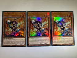 3 x Ha-Re the Sword Mikanko MP24-EN293 Ultra Rare 1st Edition YuGiOh Playset - Image 1